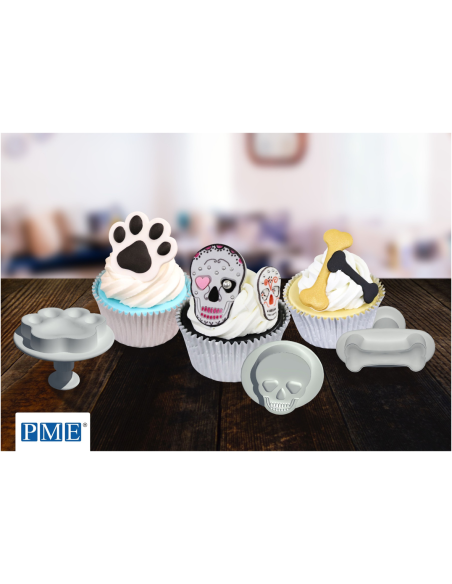 Cortante Con Expulsor Calaveras 3ud PME