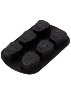 Molde de Calavera En Silicona 6 Cavidades Wilton 2