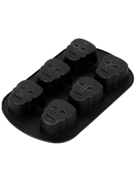 Molde de Calavera En Silicona 6 Cavidades Wilton