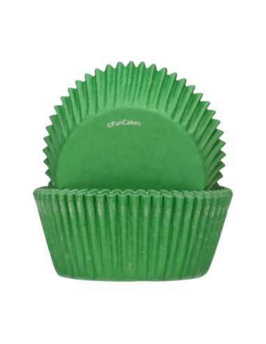 Cápsulas para Hornear Verde Hierba 48ud. Funcakes