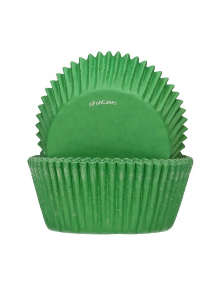 Cápsulas para Hornear Verde Hierba 48ud. Funcakes