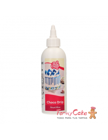 Choco Drip Azul Real 180gr. Funcakes