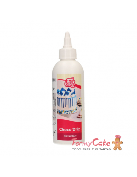 Choco Drip Azul Real 180gr. Funcakes