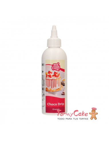Choco Drip Naranja 180gr. Funcakes
