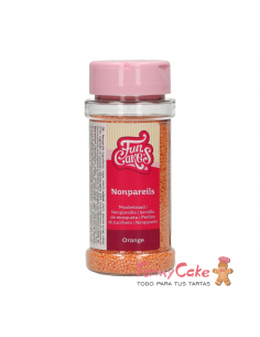 Nonpareils Naranjas 80gr Funcakes