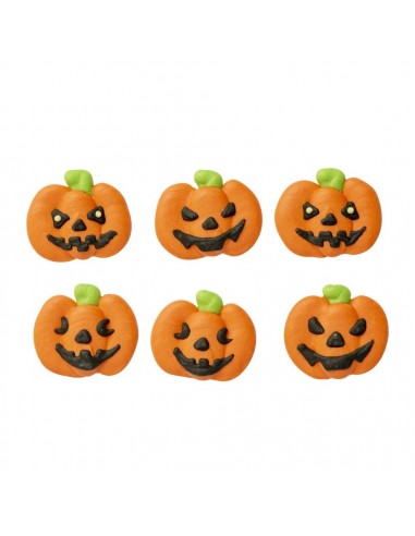Decoración de Azúcar De calabaza 6ud Decora