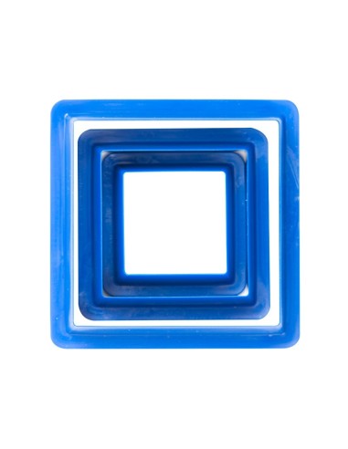 Set 3 Cortadores De Cuadrado Decora