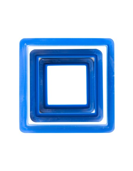 Set 3 Cortadores De Cuadrado Decora