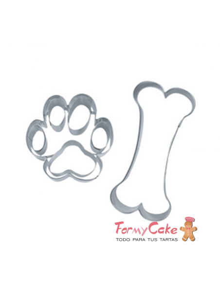 Kit Cortante Huella/hueso Perro 7,5–9,5 cm Stadter