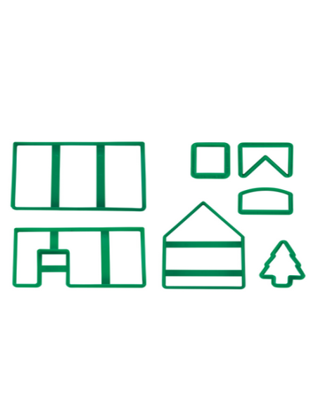 Cortante Casita Jengibre 7pz Städter