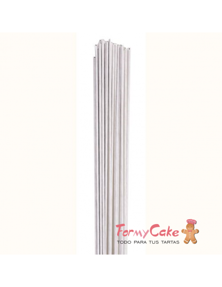 Alambre para Flores Blanco Calibre 18 20ud Culpitt