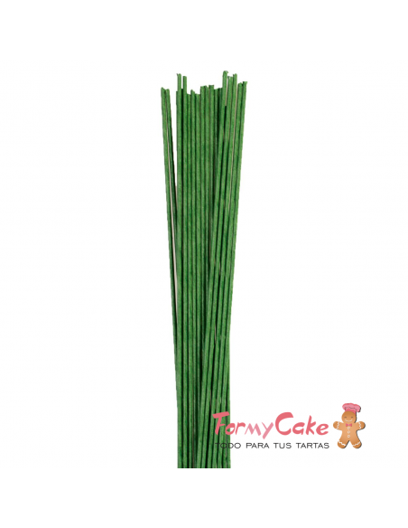 Alambre para Flores Verde Calibre 20 20ud Culpitt