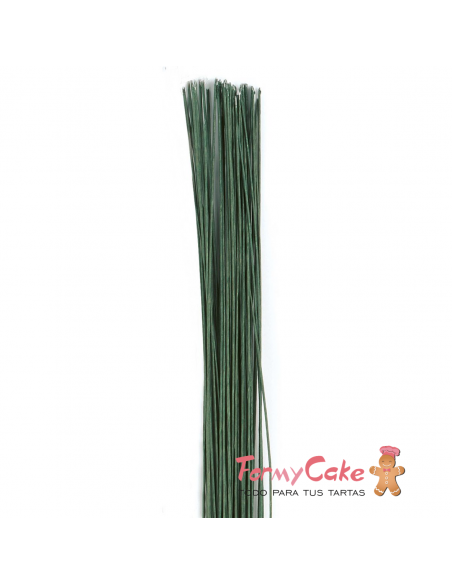 Alambre para Flores Verde Calibre 26 50ud Culpitt