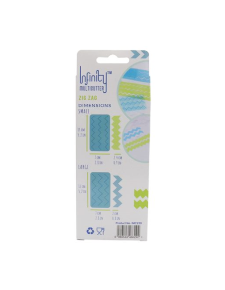 Cortador Infinity Multicutter Zig Zag 2uds PME