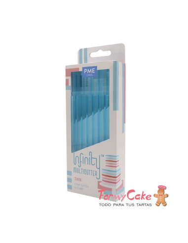 Cortador Infinity Multicutter Rayas Pequeñas 2uds PME