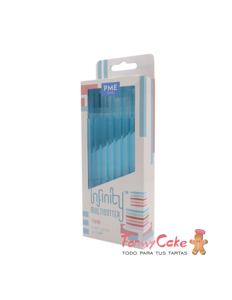 Cortador Infinity Multicutter Rayas Pequeñas 2uds PME