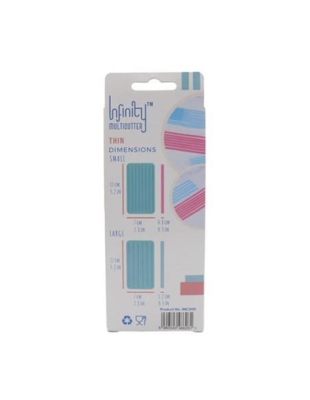 Cortador Infinity Multicutter Rayas Pequeñas 2uds PME