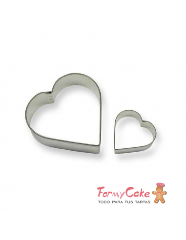 Cortador Galletas Corazón 2ud PME