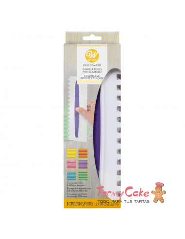 Herramientas Texturas 3ud Wilton 