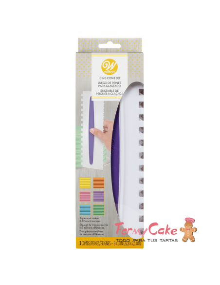 Herramientas Texturas 3ud Wilton 