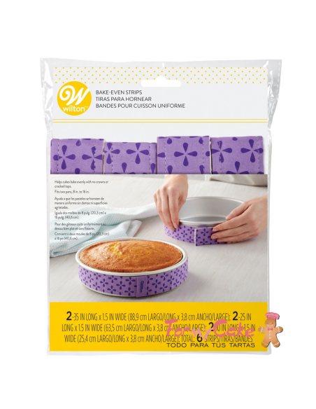 Cintas para Horneado 6ud Wilton