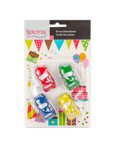 Velas para Tartas Coches 4ud Städter 2