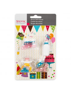 Velas para Tartas Bebé 4ud Städter 2