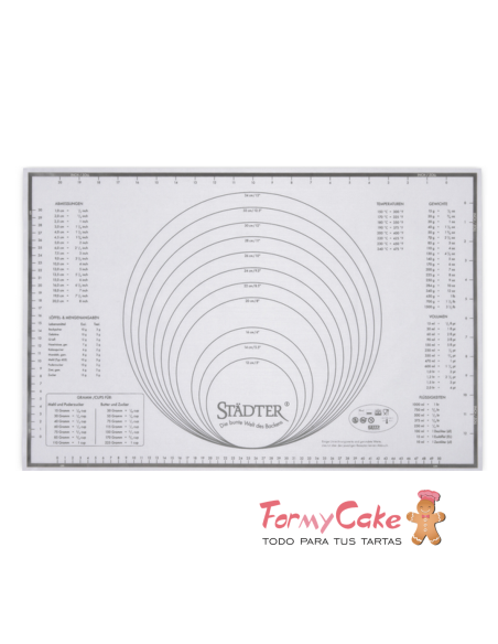 Tapete para Fondant Silicona 60x40cm Städter
