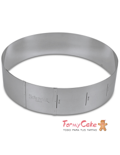 Molde Metal Redondo Ajustable 18-30cm Städter