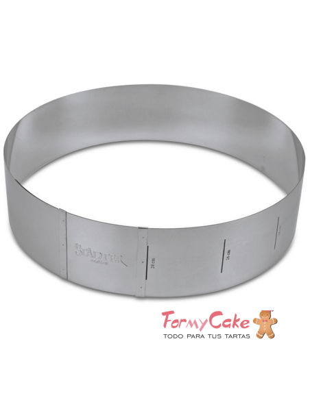 Molde Metal Redondo Ajustable 18-30cm Städter
