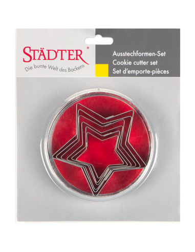 Cortantes Estrellas 6ud Städter