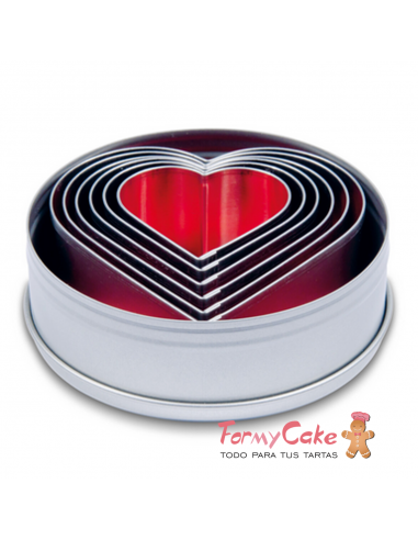 Cortantes Corazones 6ud Städter