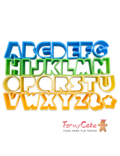 Cortantes Alfabeto 2,5 cm Städter