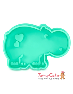 Cortante Hipopótamo 6 cm Städter