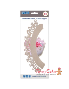 Wrappers 12ud Bebé Rosa PME