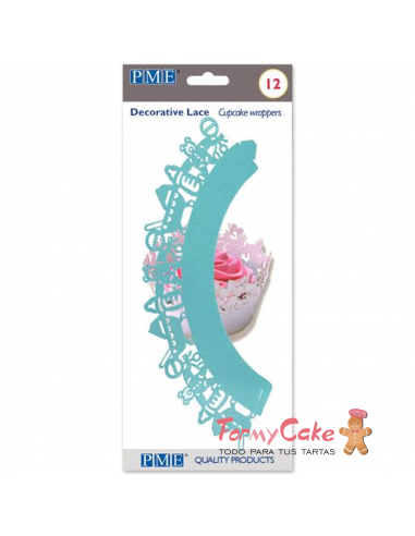 Wrappers 12ud Bebé Azul PME