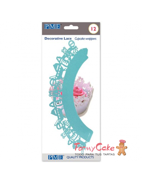 Wrappers 12ud Bebé Azul PME