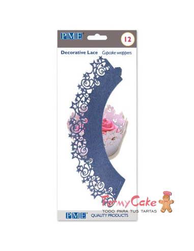 Wrappers 12ud Estrellas azul Medianoche PME