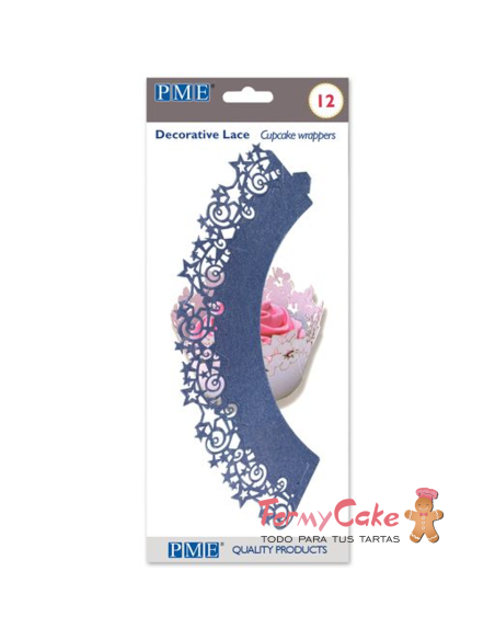 Wrappers 12ud Estrellas azul Medianoche PME