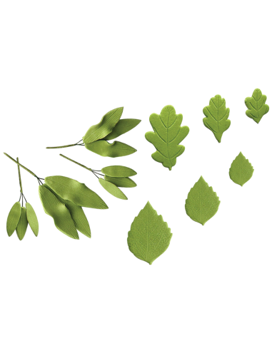 Texturizador Nervios Hojas Set2, 9Ud JEM