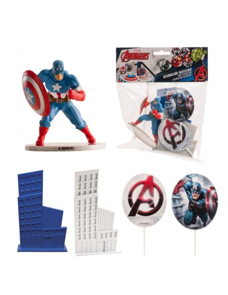 Kit PVC Capitán América Dekora