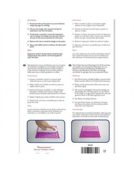 Texturizador Fondant Polka PME