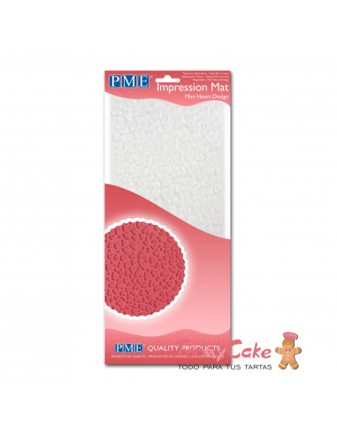Texturizador Fondant Mini Corazones PME