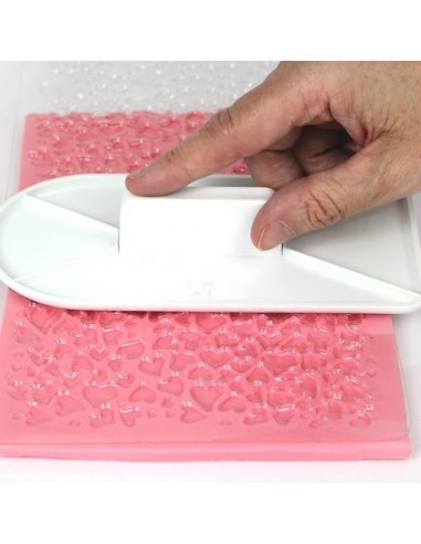 Texturizador Fondant Mini Corazones PME