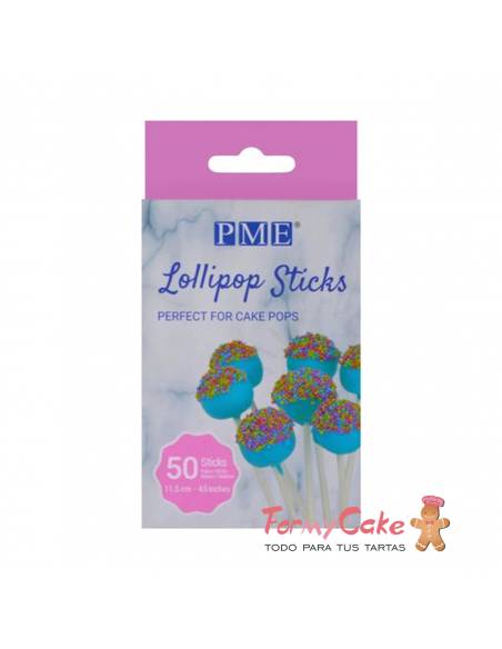 Palitos Lollipops 11cm 50ud PME