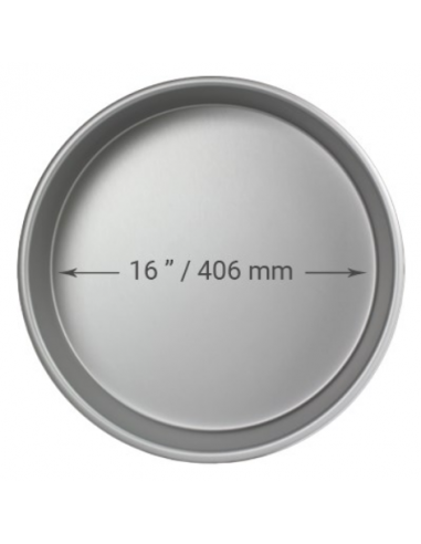 Molde Redondo Metal 40,6x7,6cm PME