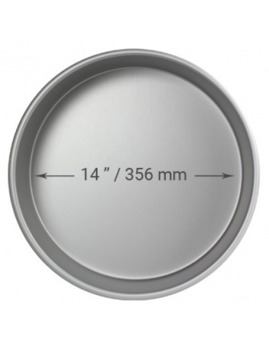 Molde Redondo Metal 35,6x7,6cm PME