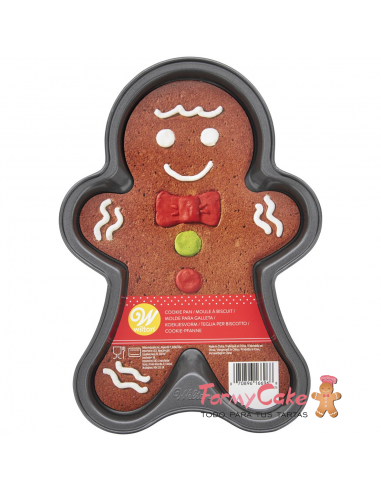 Molde Para Galleta De Muñeco Jengibre Wilton