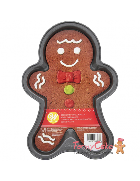 Molde Para Galleta De Muñeco Jengibre Wilton