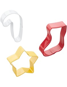 Set Cortadores Estrella/Bota/Bastón, 3ud. Wilton 2